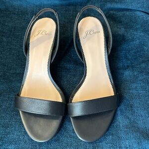 J. Crew Sling Back Kitten Heel Sandal